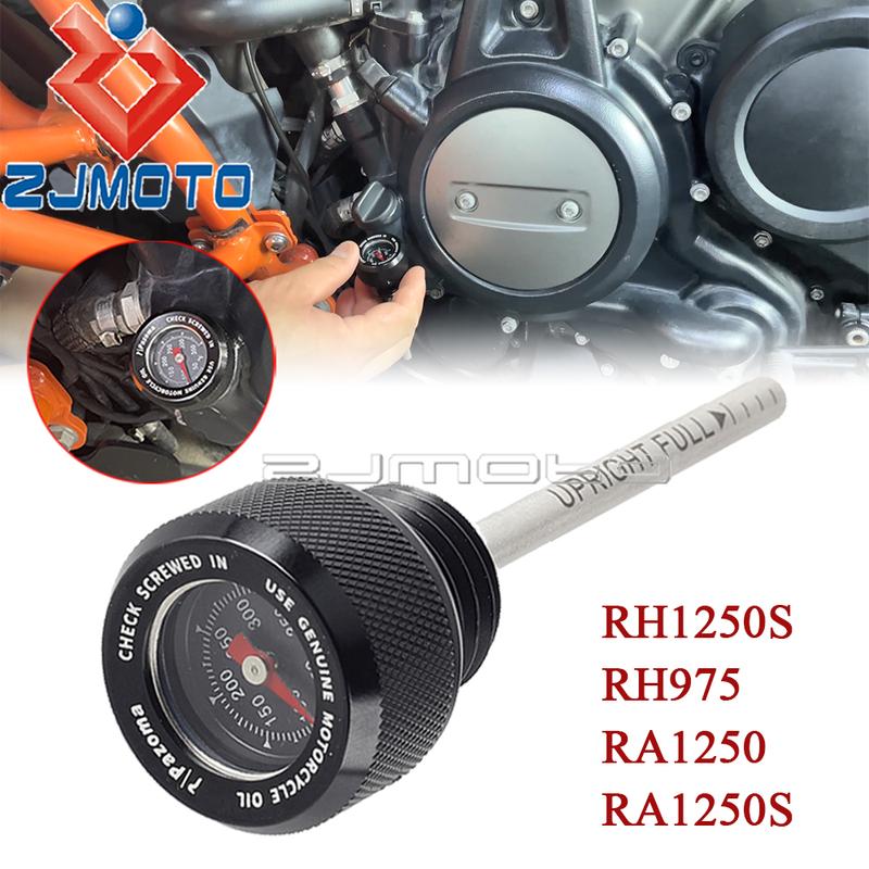 Motorcycle Engine Oil Plug Temp Gauge For Harley Sportster S RH1250S Nightster 975 RH975 Oil Temperature Dipstick RA1250 S 2021+