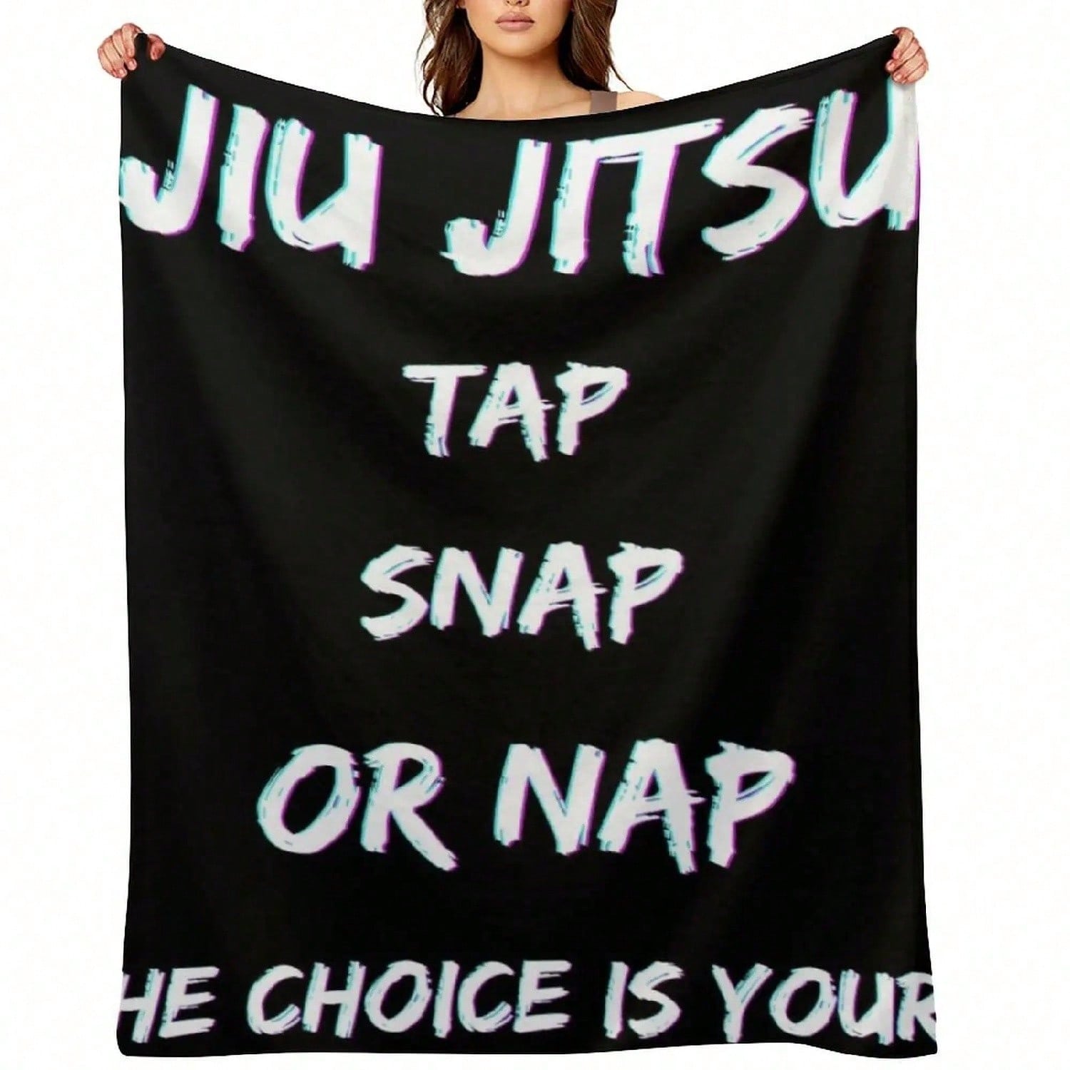 Футболка с рисунком Tap Snap Or Nap Jiu Jitsu BJJ Унисекс Плед Подарочные идеи на День святого Валентина Мягкие Плюшевые Пледы с клеткой Самые мягкие пледы S разноцветный