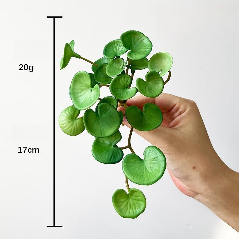 Soft with A Soft Texture Mini Fake Leaves Copper Money Grass Home Decoration Green Plant Tabletop Placement