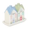 Something Different Pastel House Salt and Pepper Shakers