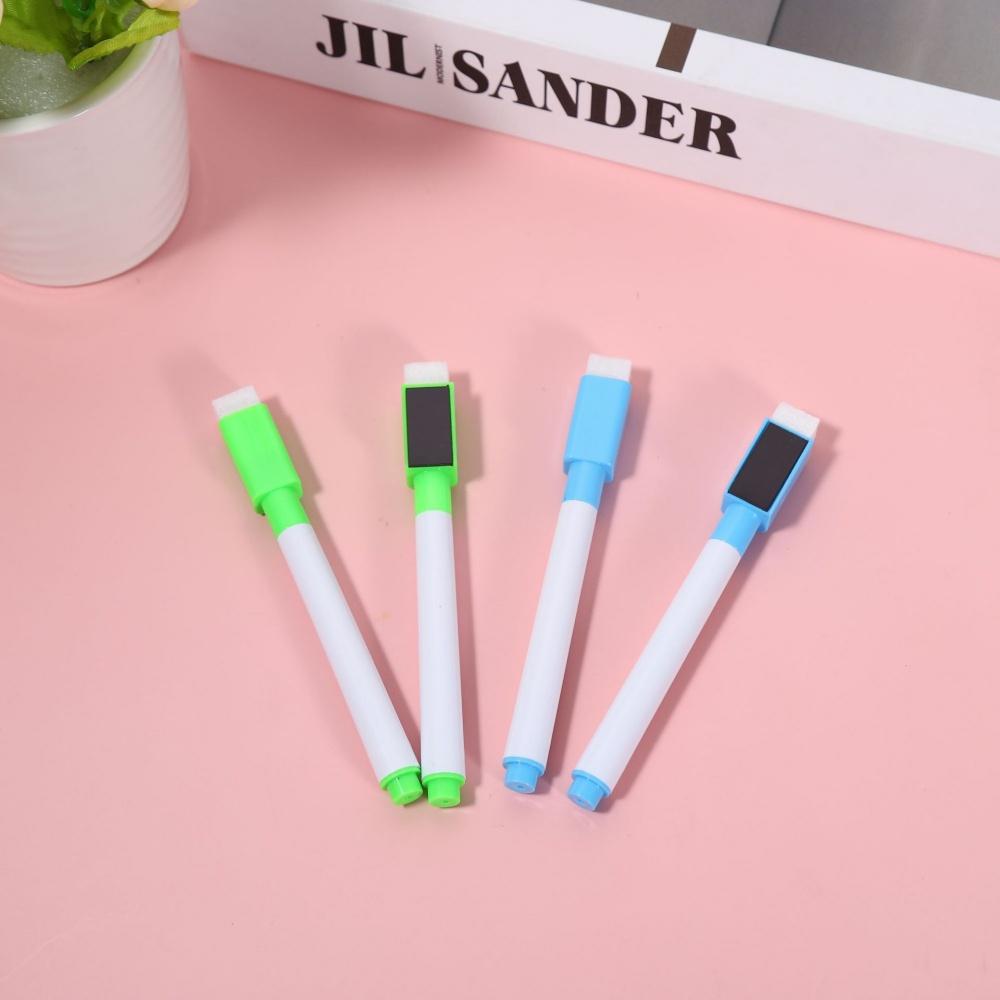 8 Colors Erasable Whiteboard Markers with Eraser, Safe Kids Graffiti Pens for Home School