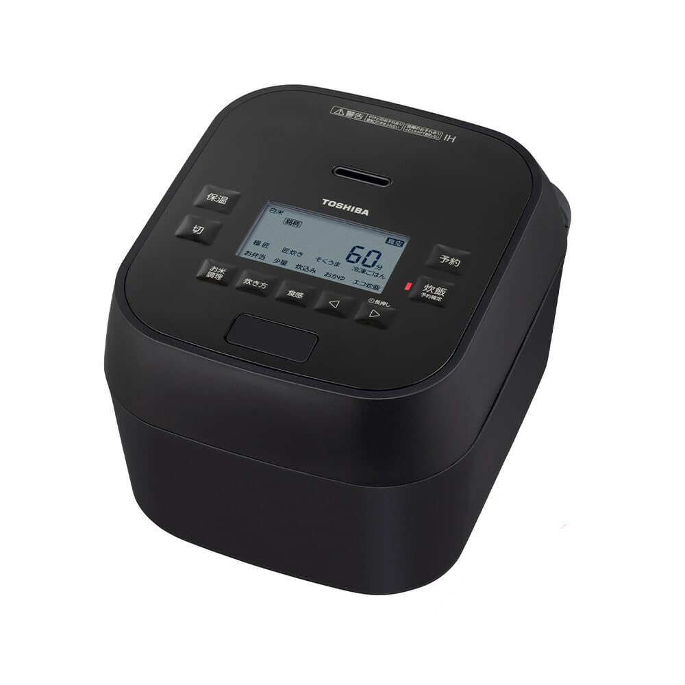 Flame Master Cooking Vacuum Pressure IH Rice cups RC-10HGW-K (Grand Black) Cooker, 5.5