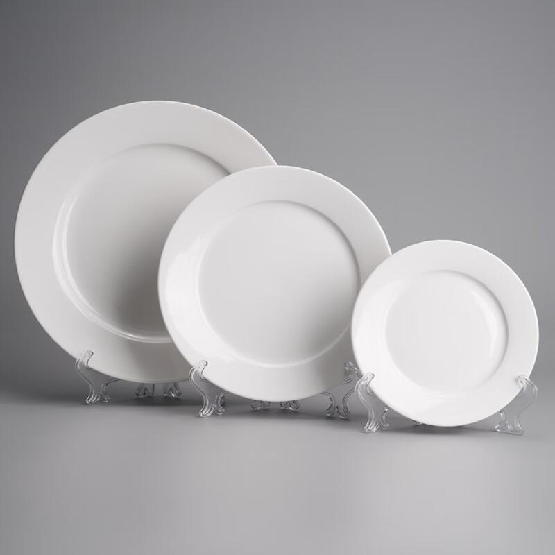 16-inch Round Ceramic Flat Dinner Plate