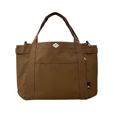Lightweight Tote Bag SN Medium Pockets 3157 Brown 2 [Rootote] Water-repellent