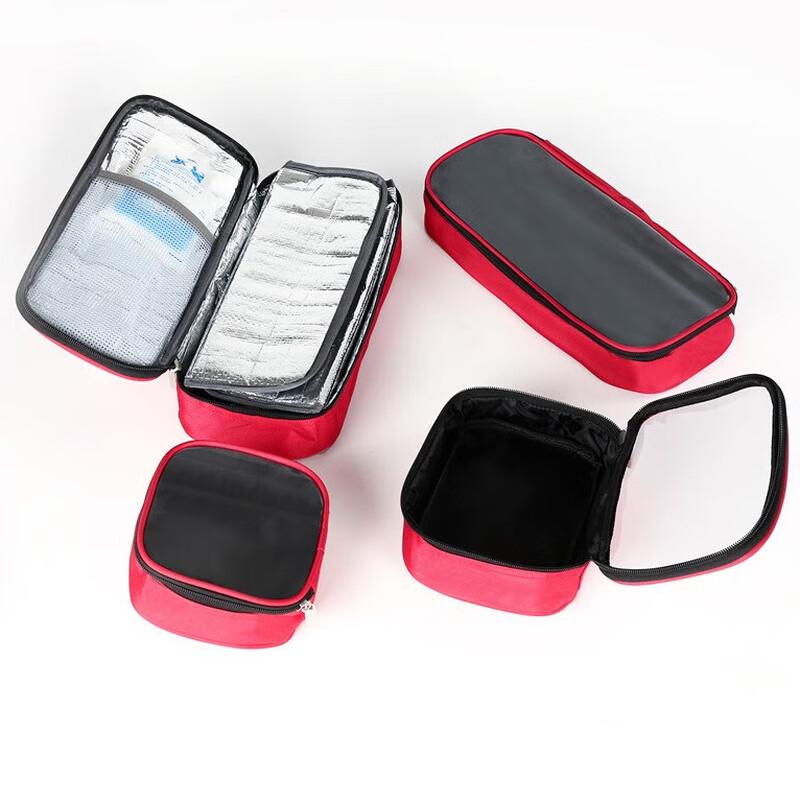 Bolida Portable Transparent Zipper Medical Emergency Storage Bag Set