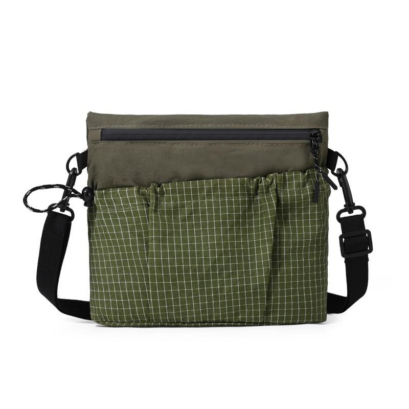 Leisure Mailman Bag Trendy Single Shoulder Crossbody Bag with Sliding Cover Simple and Elegant Korean Casual Bag Casually