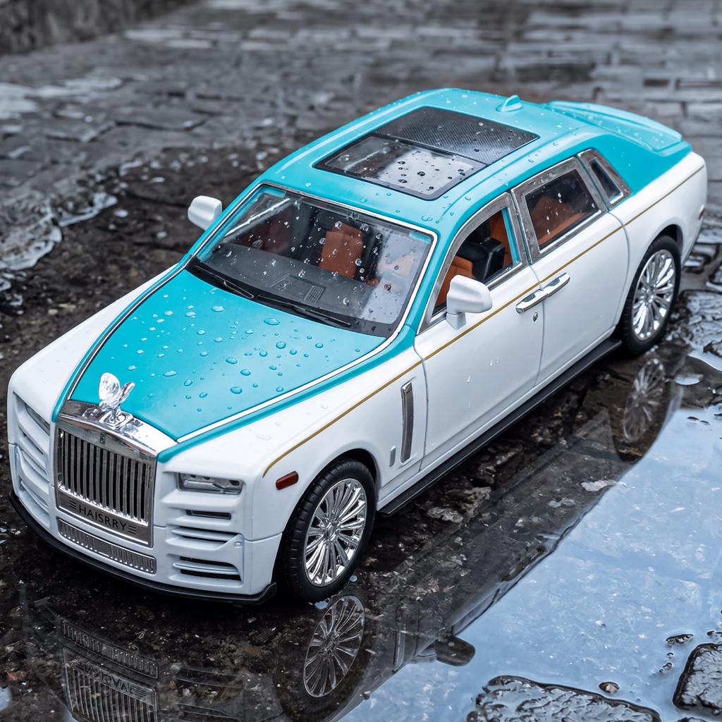 1:22 Rolls Royce Phantom Mansory Modified Edition Alloy Racing Car Model Diecast Sports Car Model Simulation Sound And Light Toy