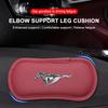 Leather Car Pillow Car Knee Pad Elastic Memory Foam Leg Pad For Ford Focus mk2 mk3 Fiesta mk7 Ranger Mondeo mk4 S-MAX Kuga Mustang