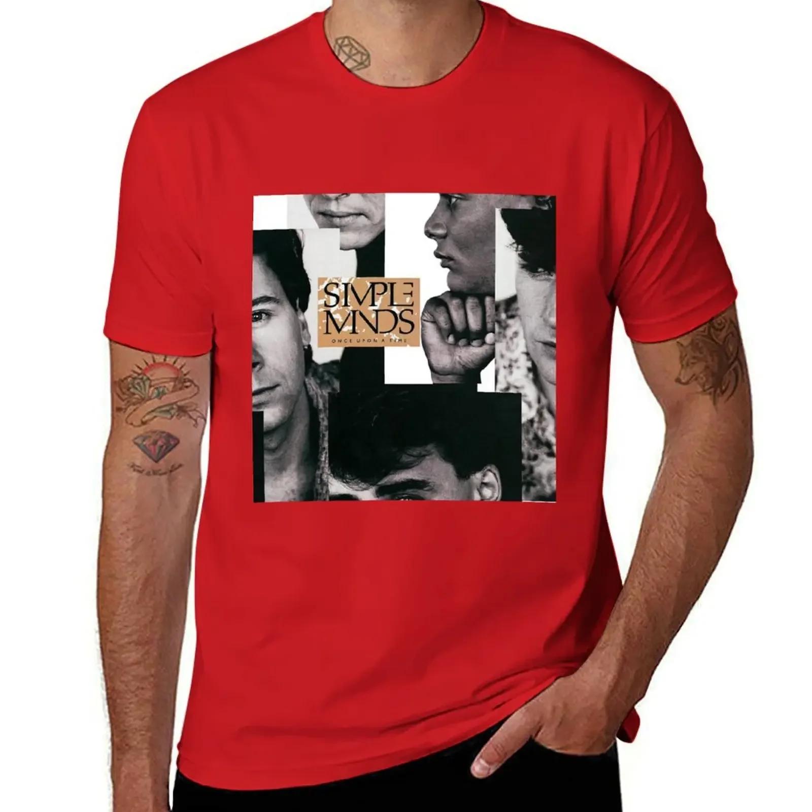 

Once Upon a Time Simple Minds album TShirt sublime graphic tee shirt mens graphic tshirts pack 2025 new model S
