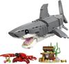 LEGO Creator Shark and Treasure Chest Toy, Birthday Gift, Building Blocks, for Boys and Girls, Ages 8, 9, and 10, Elementary School Students, Animal C