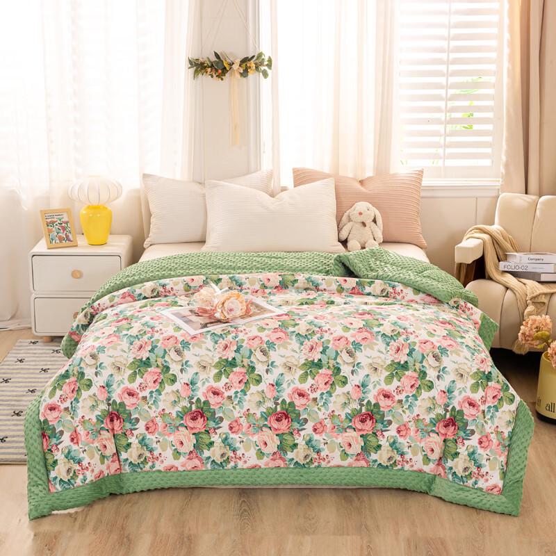 

Manyaju Fanghua Cotton Blend Doudou Velvet Winter Quilt 200x230cm, 2800g