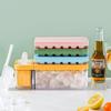 24 Grid Double-layer Ice Cube Mold for Household 2-in-1 Odorless Ice Making Box Ice Ball Ice Making Box