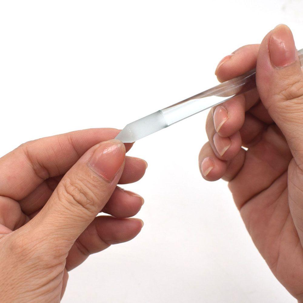 Polishing Nail Art Tools Pedicure Tool Double Sided Nail File Cuticle Remover Glass Cuticle Pusher