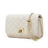 Diamond-shaped Single-shoulder Crossbody Bag, Fashionable Small Square Bag, Stylish and Versatile Chain Bag for Women