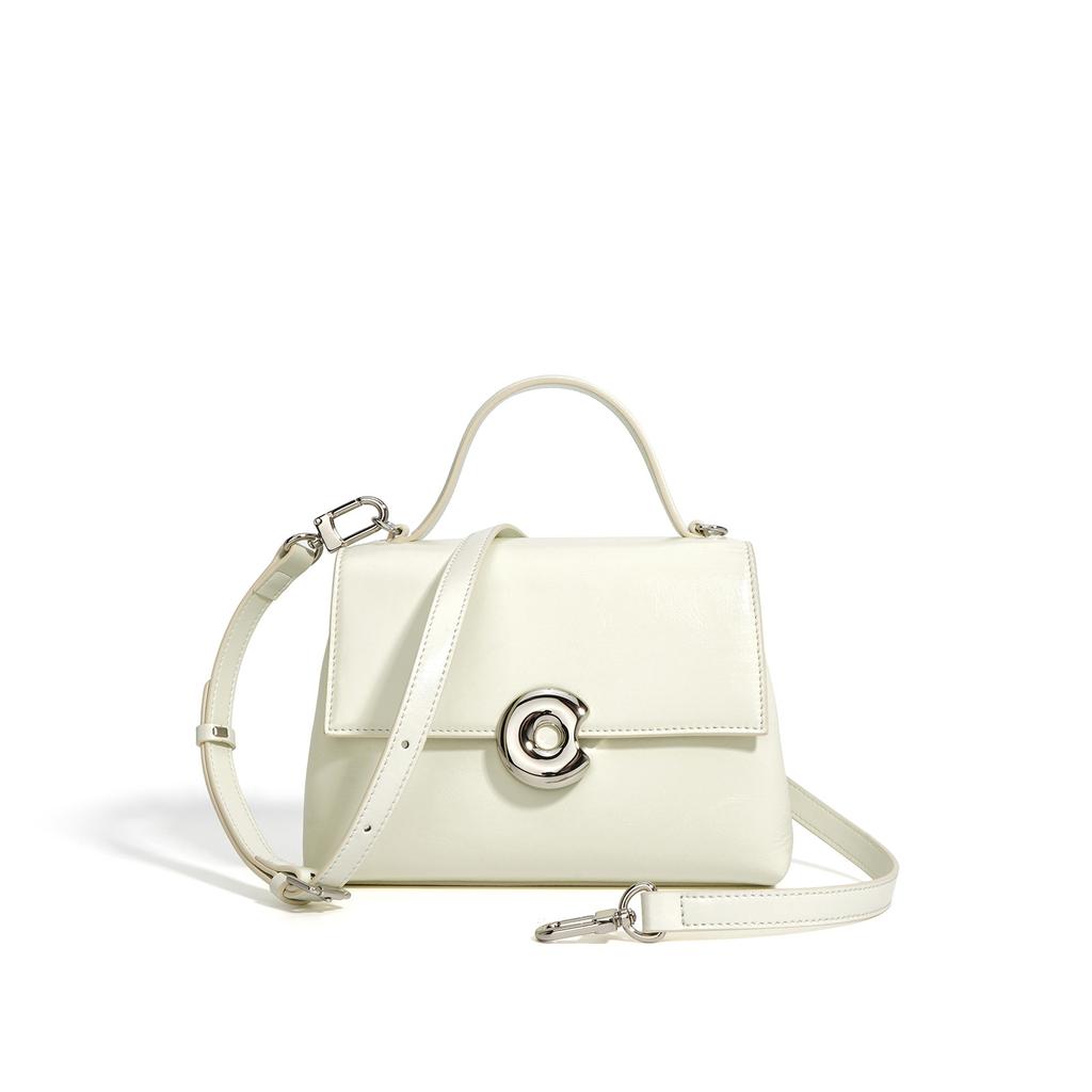 New Handbag Women's New High-end Single Shoulder Crossbody Leather