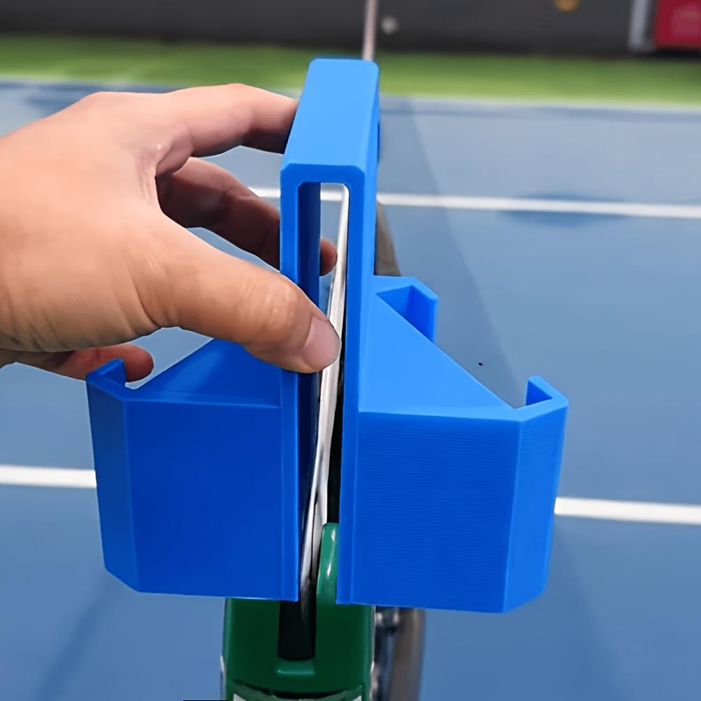 3D Printed Tennis Net Mount Tennis Recording Mount Tennis Camera Mount Duals Perspective Phone Action Camera Holder With Clips