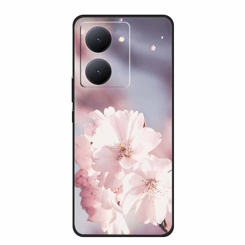 For VIVO Y36 Y78m Y27 5G Case Animals Soft Silicone Back Cover Phone Cases for VIVO Y27 5G VIVOY36 5G 6.64" Cool Wolf Cat Fundas