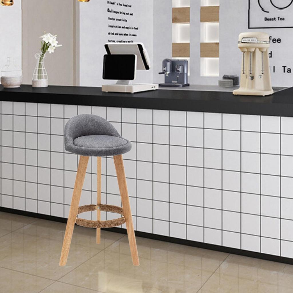 Bar Stool Counter Height Barstool Chair for Backrest Tables Kitchen