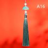 5Pcs Fan Tassels Bookmark Tassels Silky Handmade Soft Craft Tassels With Loops For Diy Crafts Jewelry Making Party Decor