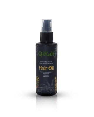 QiRah Natural Hair Growth Oil For Men & Women | Strengthens Hair Roots, Promotes Hair Growth, Reduces Dandruff & Hair Fall | Powerful Combination