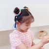 Children's Ball Hair Cord Little Girl Colorful Tassel Headwear Hair Rubber Band