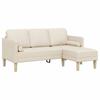 Sofa Set with Cushions Linen Polyester