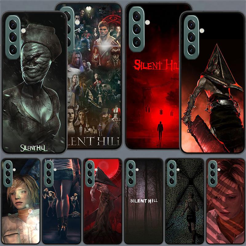 Games S-Silent Hill Phone Case for Samsung A54 A14 A24 A34 A17 A37 A57 A55 A35 A25 A15 A07 A05S A04S A12 A22 A32 A52S A72 Galaxy
