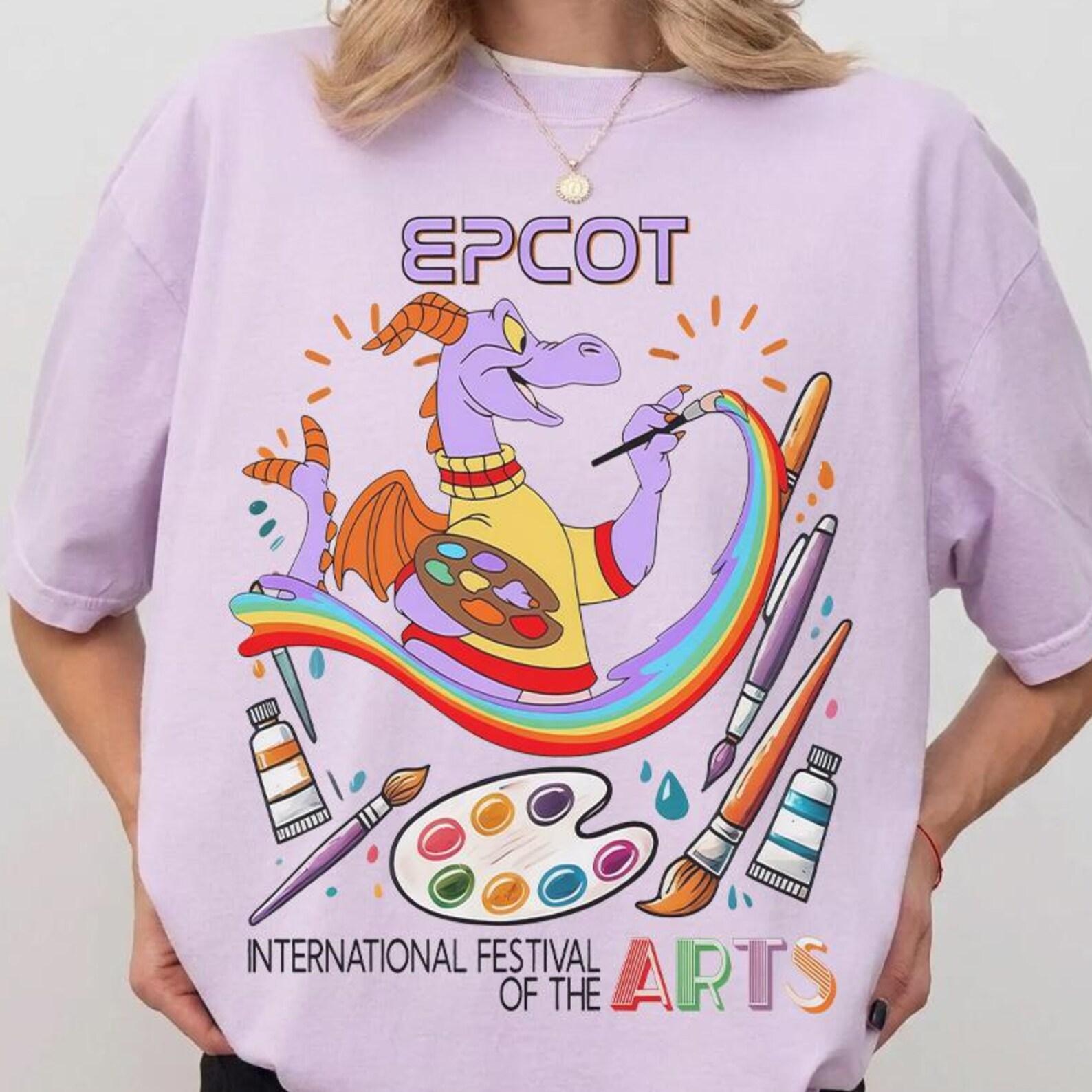 Comfort Colors Epcot Figment International Festival of the Arts Shirt - Disney Family Matching Tee,EPCOT Drinking Shirt, Disney Trip Shirt 2XL