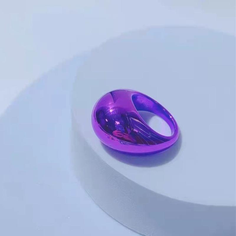 Stylish Ovals Shaped Rings Fashionable Index Finger Ring 17mm Inner Diameter Statement Jewelry Party Wedding Gift