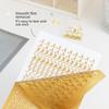Waterproof PVC Hot Stamped Silver Flower Notebook Stickers