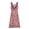 Wholesale Women's Clothing New Summer European and American Style Fashion Temperament French Vacation Flower Print Dress