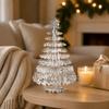 DIY Desktop Xmas Tree Transparent Tabletop Decoration Decorative Christmas Tree  Desktop Ornament