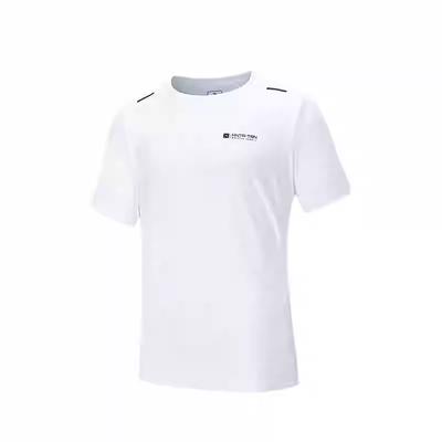 Comfortable Breathable Versatile Short Sleeve T-Shirt Men Tops Pure-White 952527136-1
