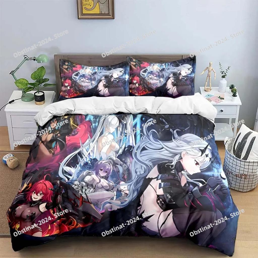 Game Characters Nikke Goddess of Victory Bedding Sets Bed Supplies Set Duvet Cover Bed Comforter Set Bedding Set Luxury Gift