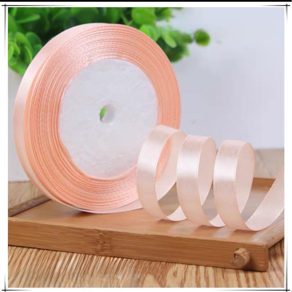 Wholesale 22 Meter/roll Stain Ribbon 1CM Polyester Ribbon for Gift Packing Wedding Party Decoration DIY Handmade Craft Supplies