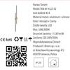 Tanami - elegant modern LED wall lamp Gold 122 cm