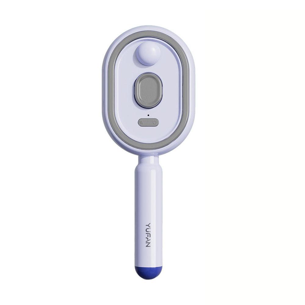 

Portable Electric Hair Care Spray Massage Comb Anti-static Self-cleaning Spray Airbag Combs Hairbrush Gifts фіолетовий