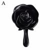 Retro Rose Blume Form 3D Stereo Kosmetik Make-up Kompaktspiegel 4 Farben zur Auswahl Handspiegel Kompaktspiegel Weihnachtsgeschenke