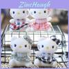 Ultra-soft Short Plush Cat Stuffed Animal Keychain Adorable Mini Toy Doll