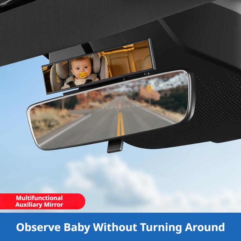 SEAMETAL Wide-Angle Car Rear Seat Mirror Baby/Child Seat Car Safety Mirror Monitor Paste Safety Car Baby Mirror Car Interior Accessories