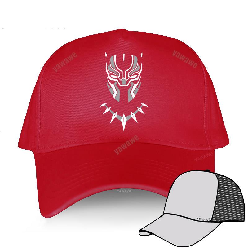 New Arrival Solid Baseball Caps Men summer Breathable Golf Hat Panther Wakanda Mask Teens Fashion Brand Cap female leisure Hats