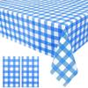 Festive Checkered Disposable Tablecloth for Christmas & Valentine's Day Parties
