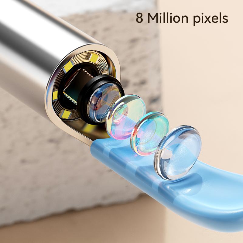 Ear Wax Removal Tool Camera 8M HD Camera and 6 LED Lights Ear Cleaner with Camera Endoscope Ear Cleaning Kit for Adult and Child
