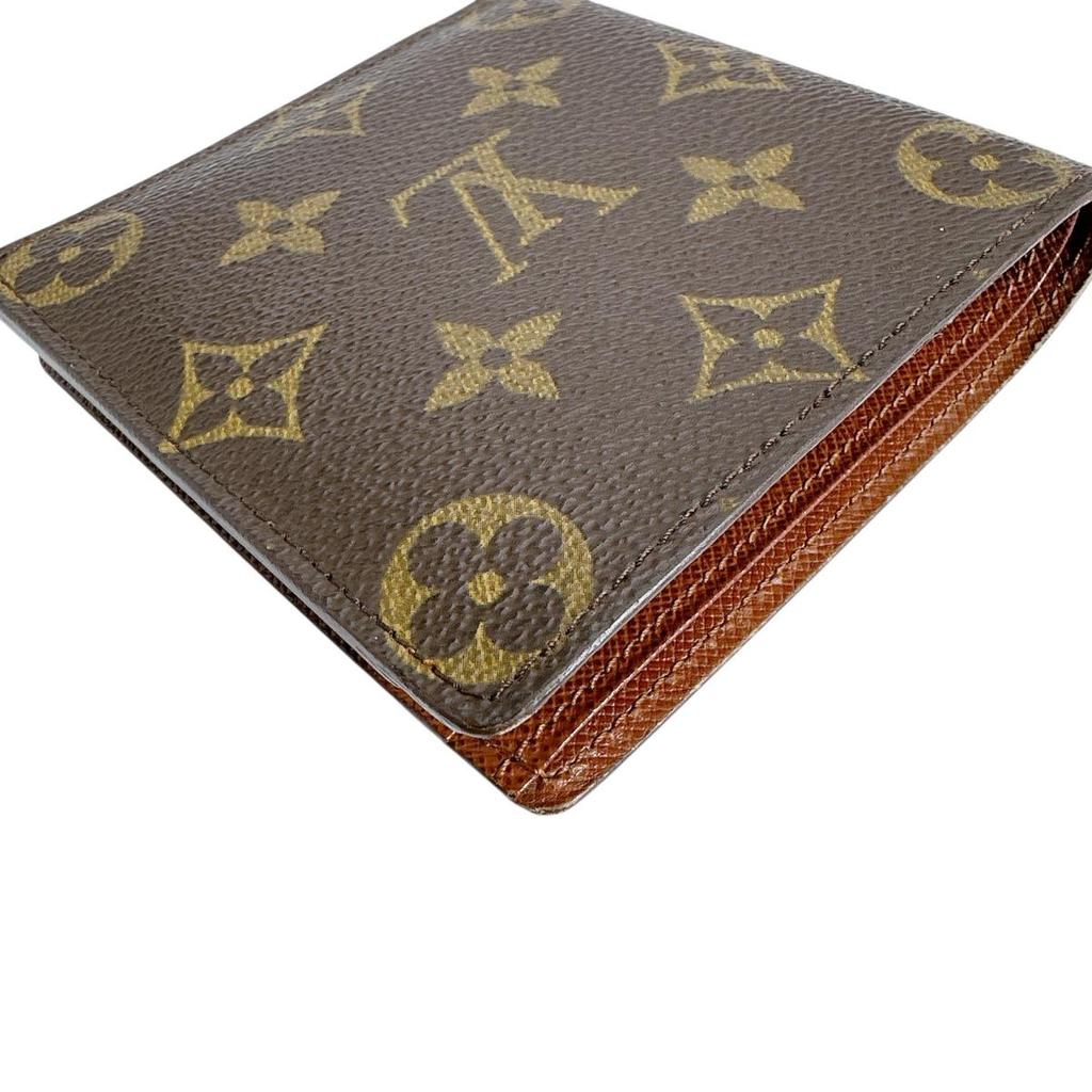 Louis Vuitton Monogram Portefeiulle Marco Wallet Monogram Canvas Brown M61675 Used