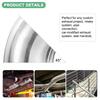 M METERXITY OD 45 Degree Mandrel Bend mm 304 Stainless Steel Exhaust Elbow for Vehicle Modification Exhaust Stair Handrail 106 mm Height 4-Pack 4"