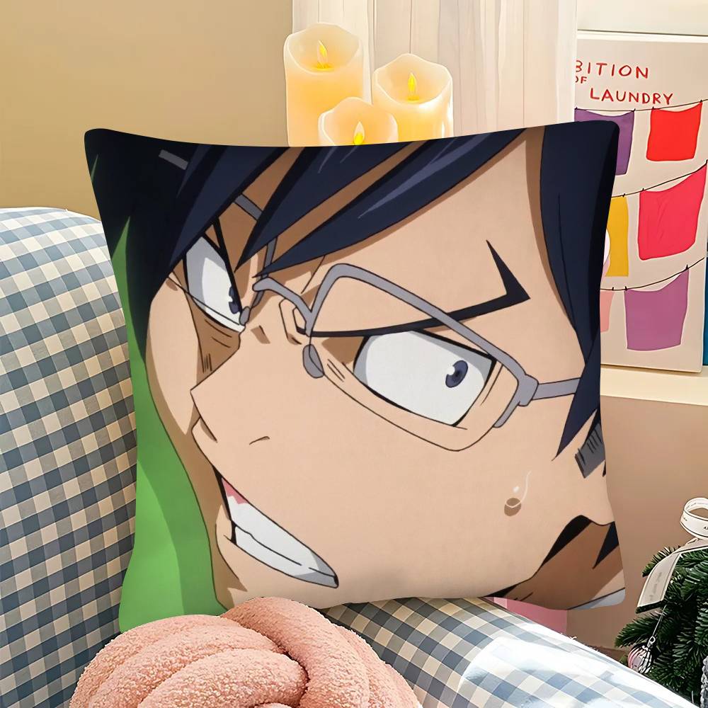 Pc Anime Tenya Iida Pillow Case Fashion Square Pillowcase Bedroom Sofa Room Ins Decoration Leisure