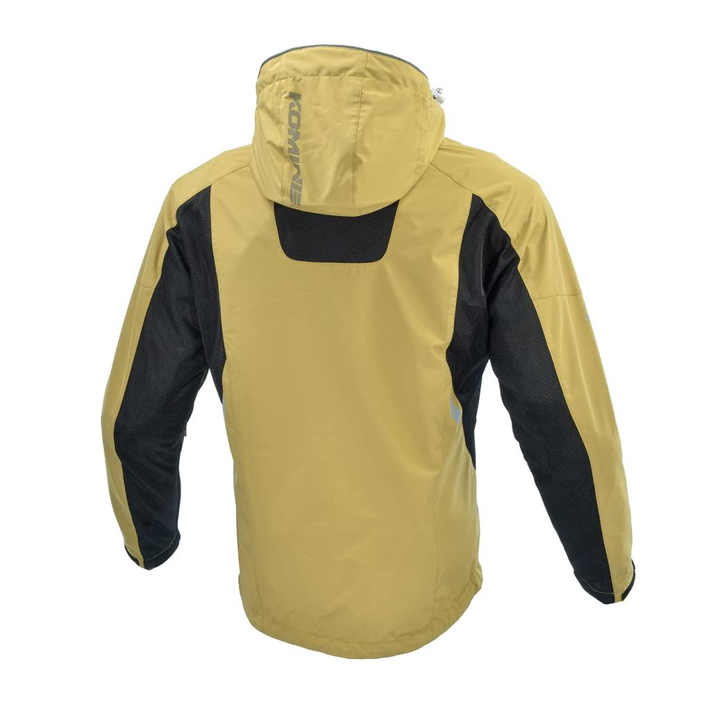 KOMINE Motorcycle Jacket Beige L 07-112 Men's