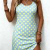Elegant Black White Dot Dress Women Sleeveless Slim Sundress Stylish Summer Lady Dress Fashion Casual daily Dresses 2026 Tops