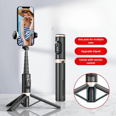 Kijek do selfie ze światłem, statyw do telefonu z uchwytem obrotowym 360°, kompatybilny z telefonami komórkowymi do selfie/fotografii/rozmów wideo/transmisji na żywo