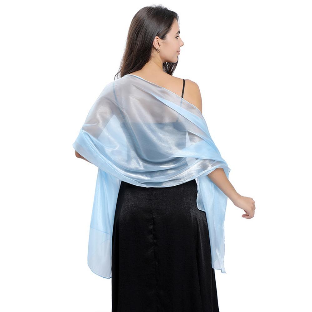 Svatební šátek Saténový šátek na hlavu Fashion Lady Cape zahaluje ženy